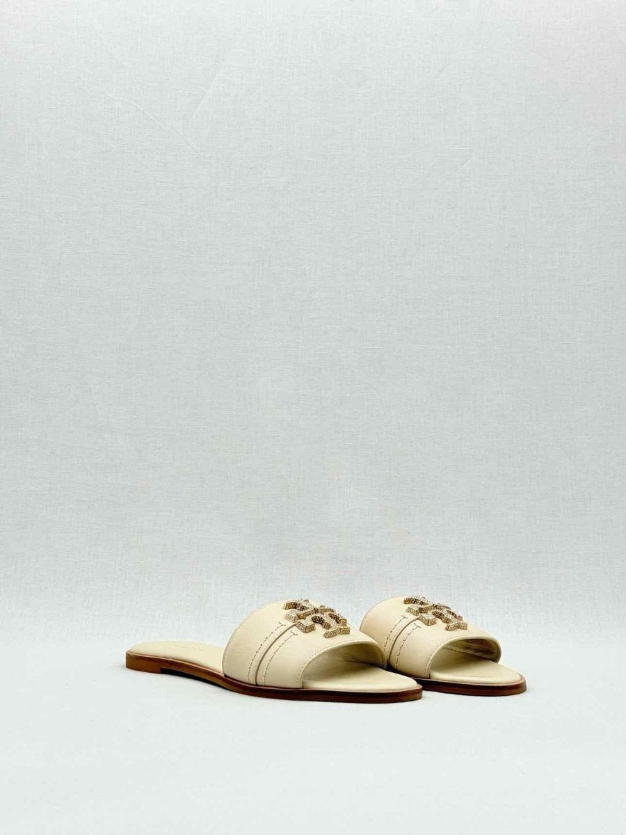 Pre - loved TORY BURCH Beige Size EU 36 Flat Shoes at Reems Closet
