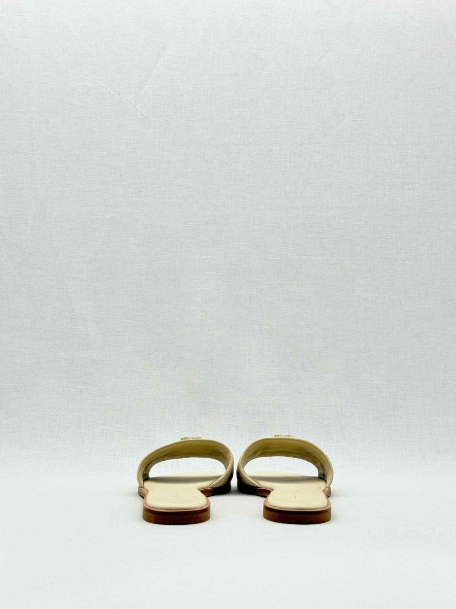 Pre - loved TORY BURCH Beige Size EU 36 Flat Shoes at Reems Closet