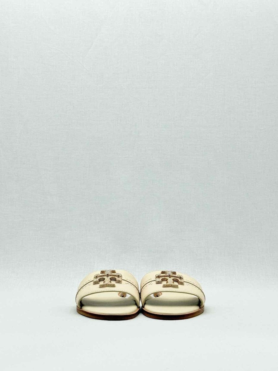 Pre - loved TORY BURCH Beige Size EU 36 Flat Shoes at Reems Closet