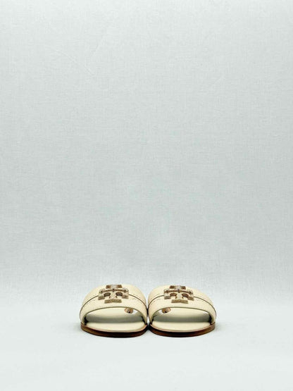 Pre - loved TORY BURCH Beige Size EU 36 Flat Shoes at Reems Closet