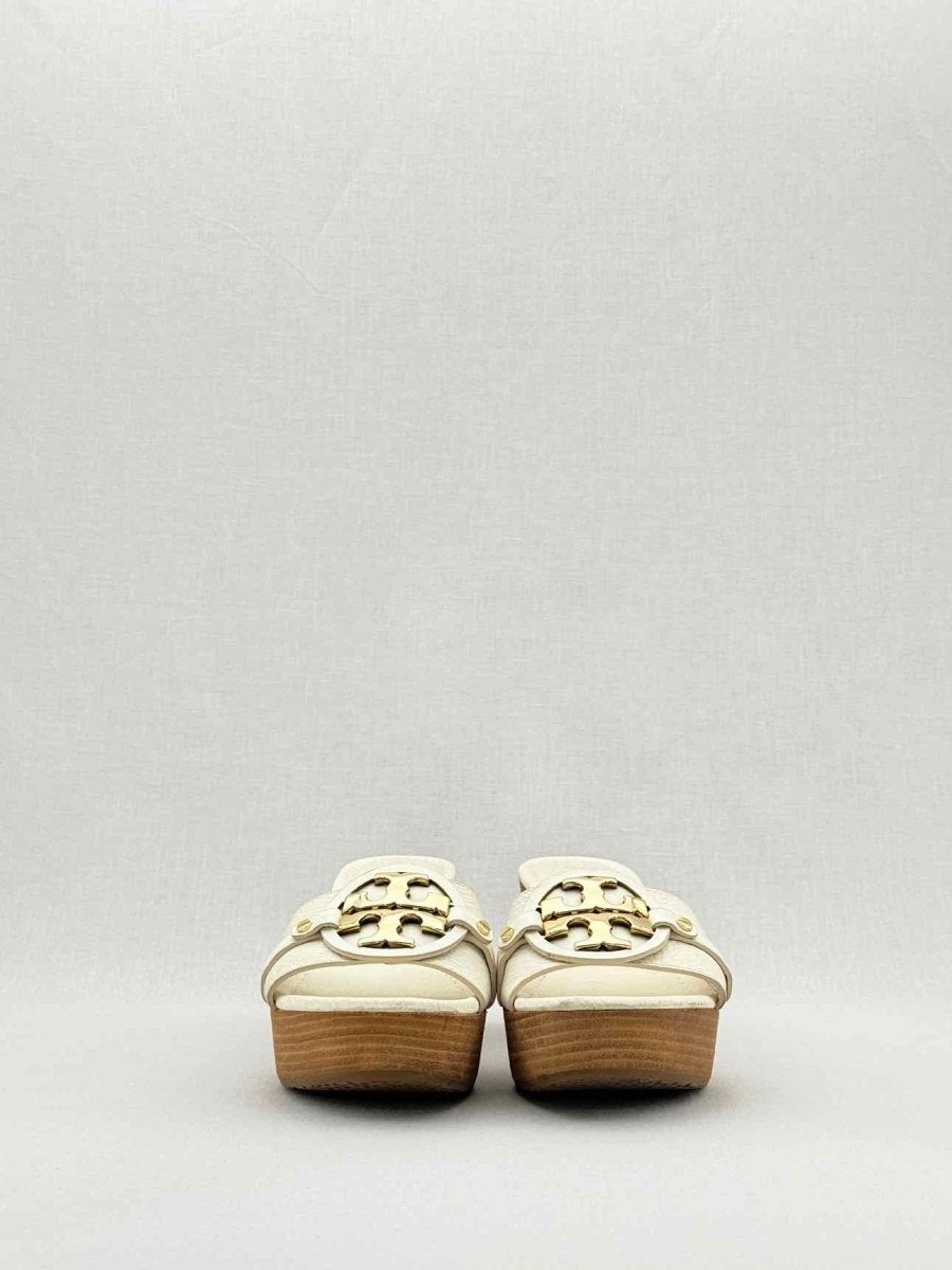 Pre - loved TORY BURCH Beige Size EU 39.5 Wedges at Reems Closet