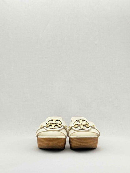 Pre - loved TORY BURCH Beige Size EU 39.5 Wedges at Reems Closet