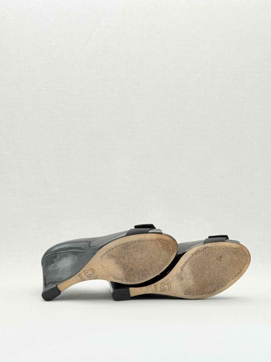 Pre - loved TORY BURCH Black Size EU 36.5 Wedges at Reems Closet