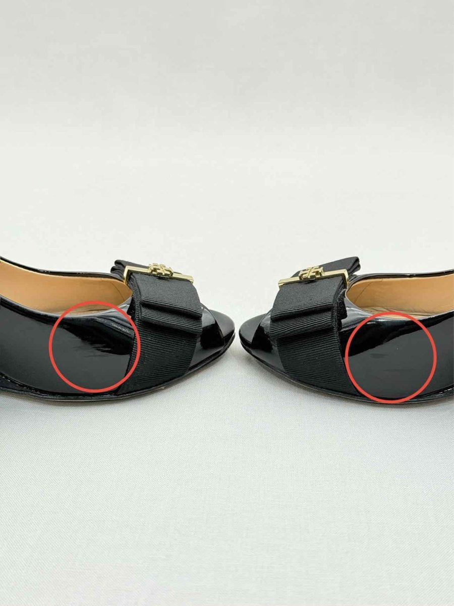 Pre - loved TORY BURCH Black Size EU 36.5 Wedges at Reems Closet