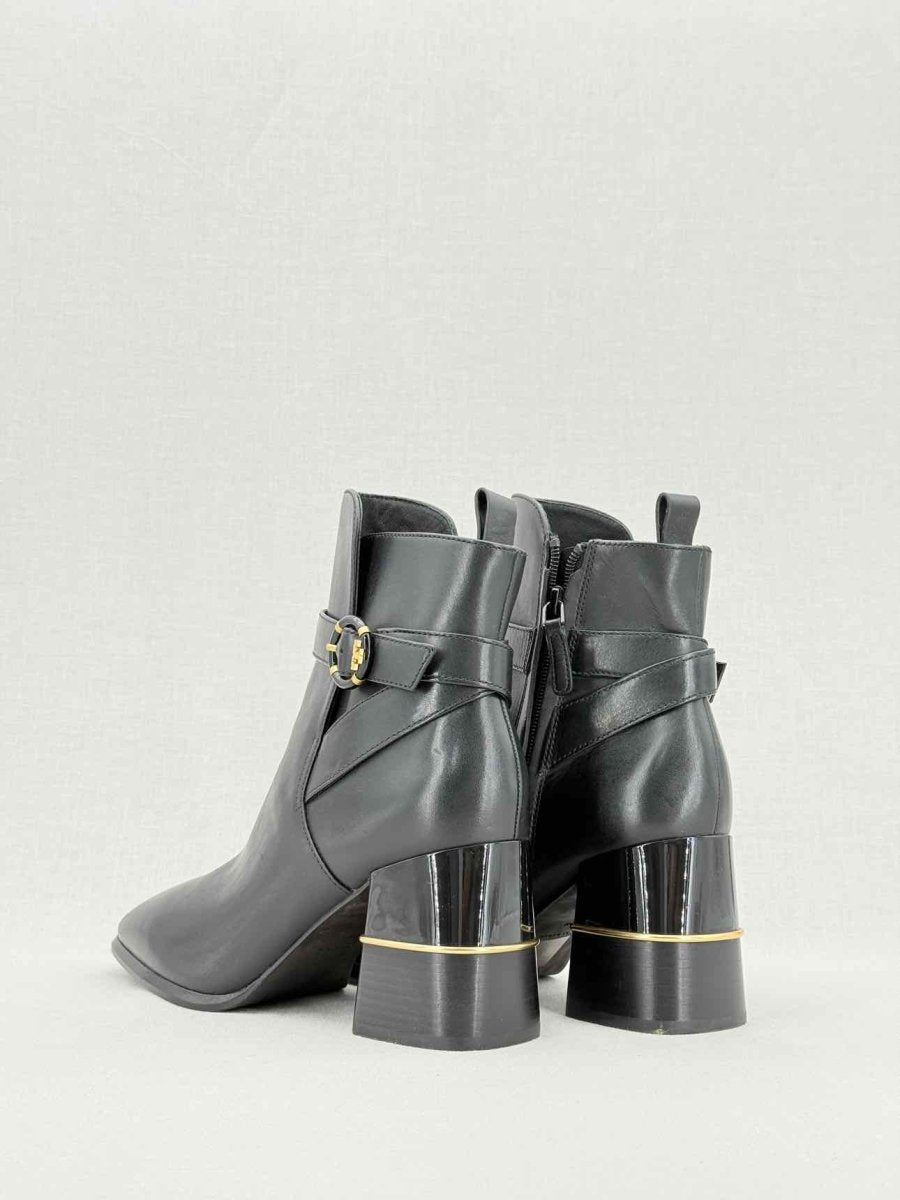 Pre - loved TORY BURCH Black Size EU 39 Ankle Boots at Reems Closet