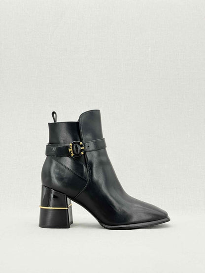 Pre - loved TORY BURCH Black Size EU 39 Ankle Boots at Reems Closet