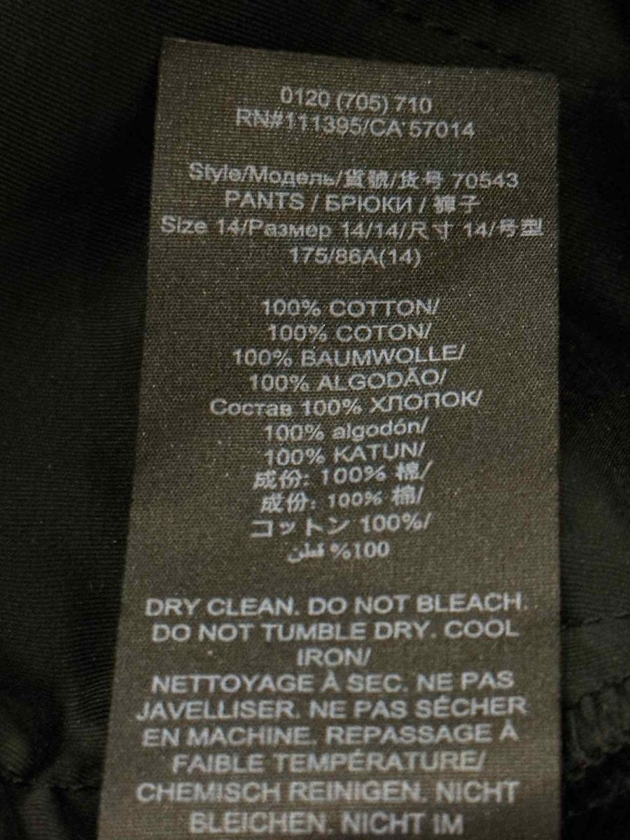 Pre - loved TORY BURCH Black Size US 14 Pants at Reems Closet