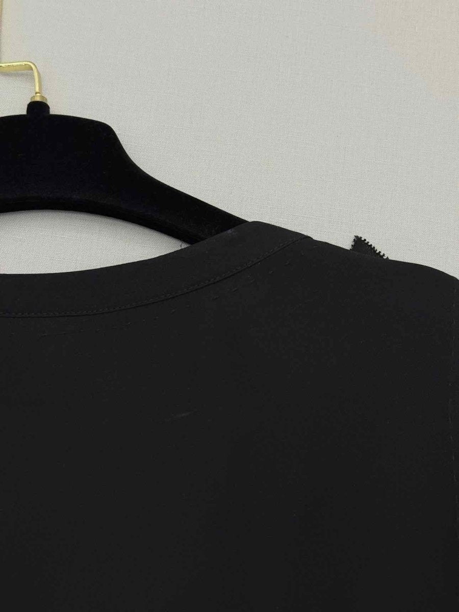 Pre-loved TORY BURCH Black Size US 4 Blouse at Reems Closet