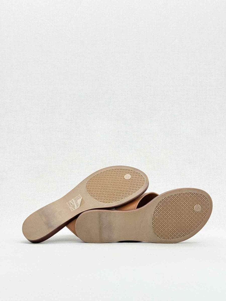 Pre - loved TORY BURCH Brown Size EU 35.5 Flat Shoes at Reems Closet