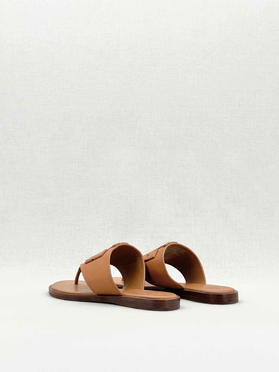 Pre - loved TORY BURCH Brown Size EU 35.5 Flat Shoes at Reems Closet