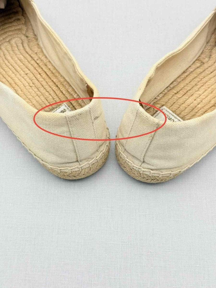 Pre - loved TORY BURCH Espadrille Cream Size EU 40 Flats at Reems Closet