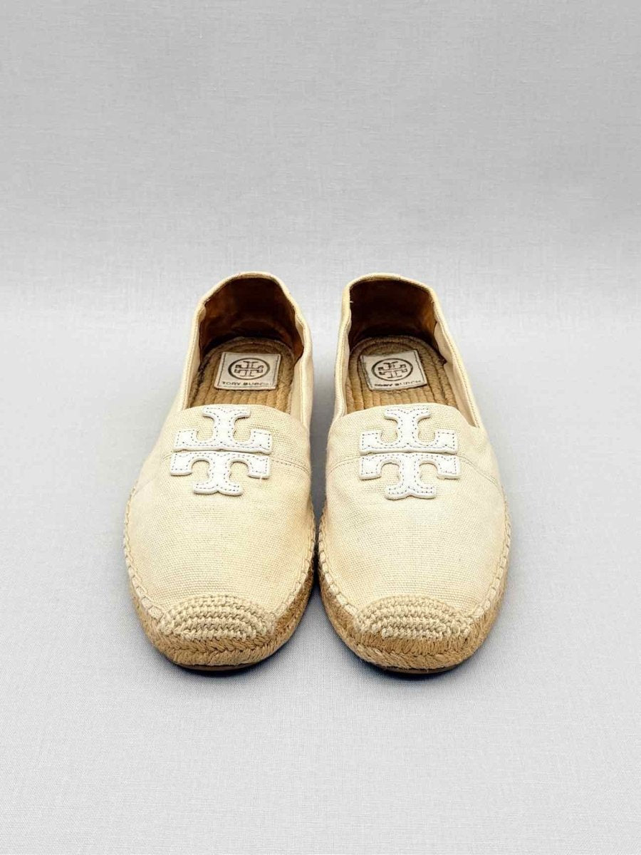 Pre - loved TORY BURCH Espadrille Cream Size EU 40 Flats at Reems Closet