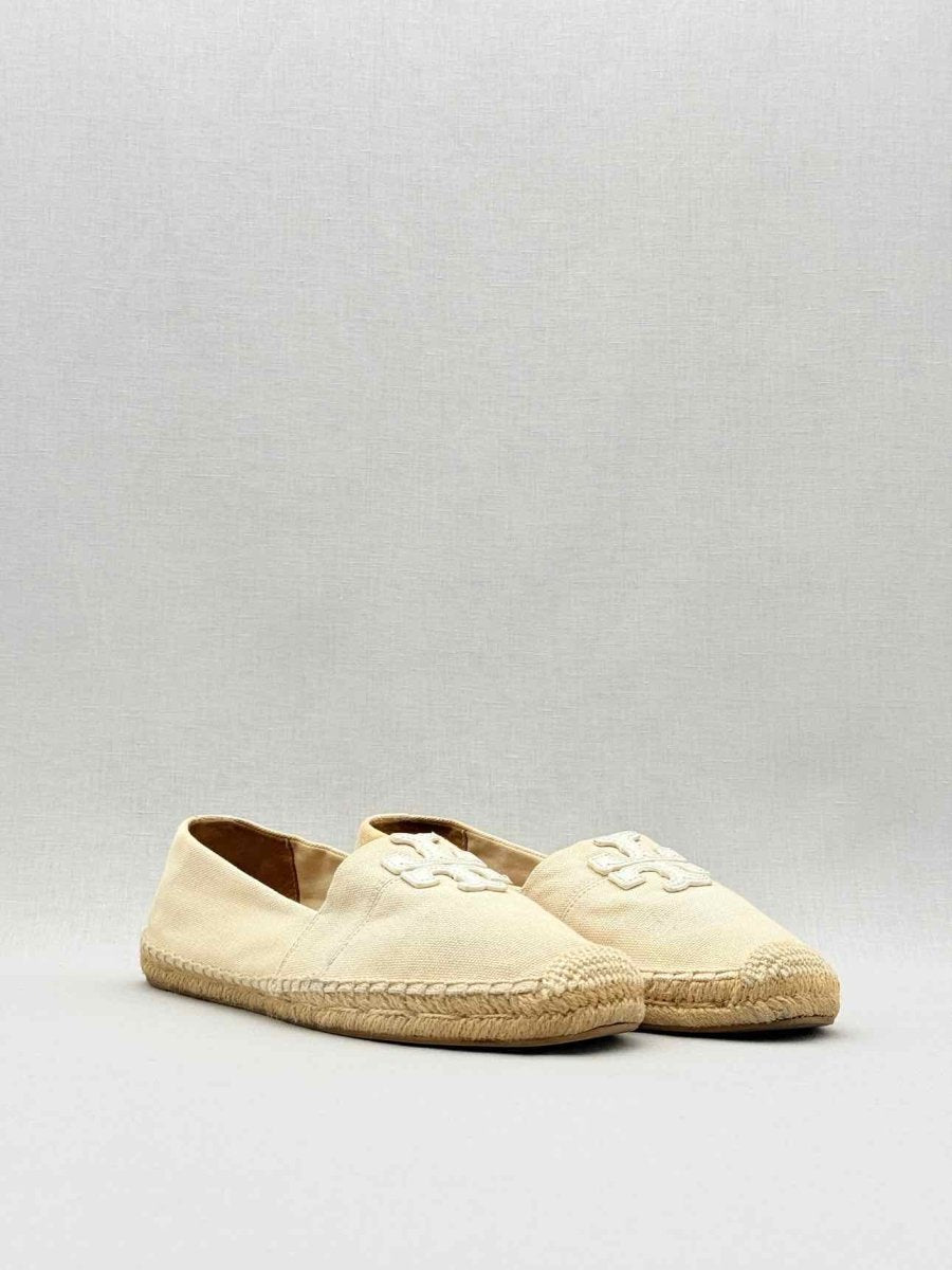 Pre - loved TORY BURCH Espadrille Cream Size EU 40 Flats at Reems Closet