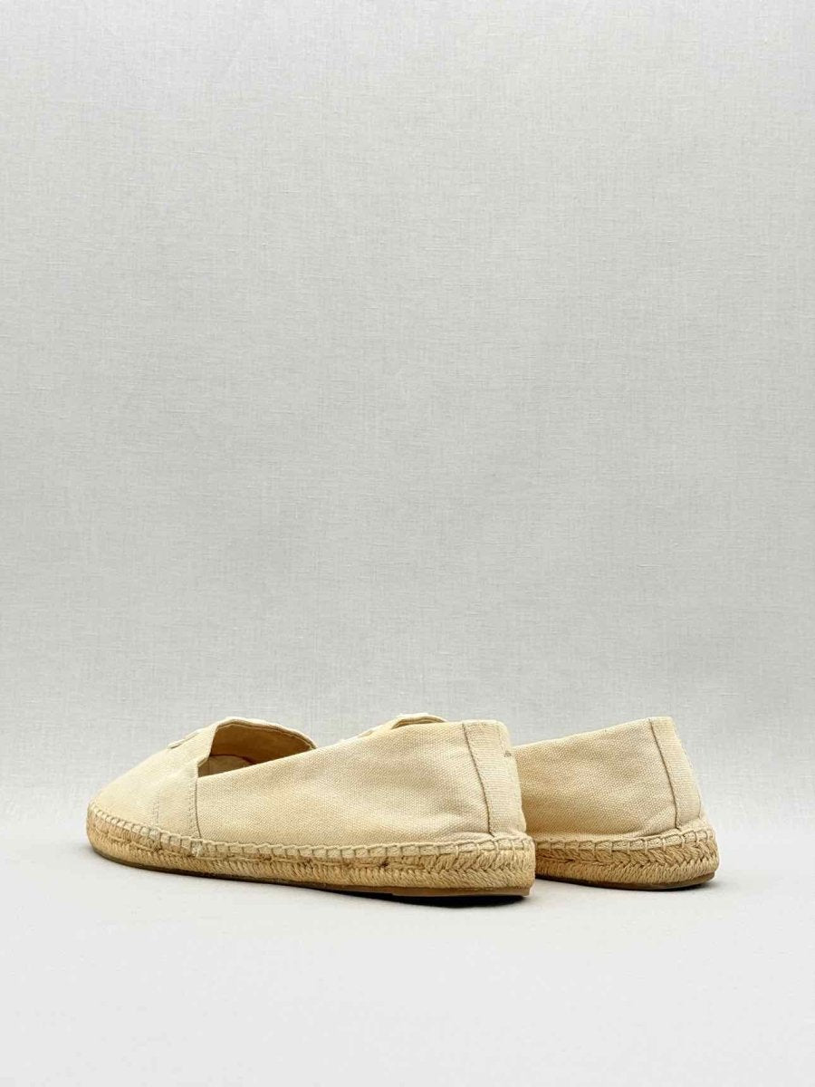 Pre - loved TORY BURCH Espadrille Cream Size EU 40 Flats at Reems Closet