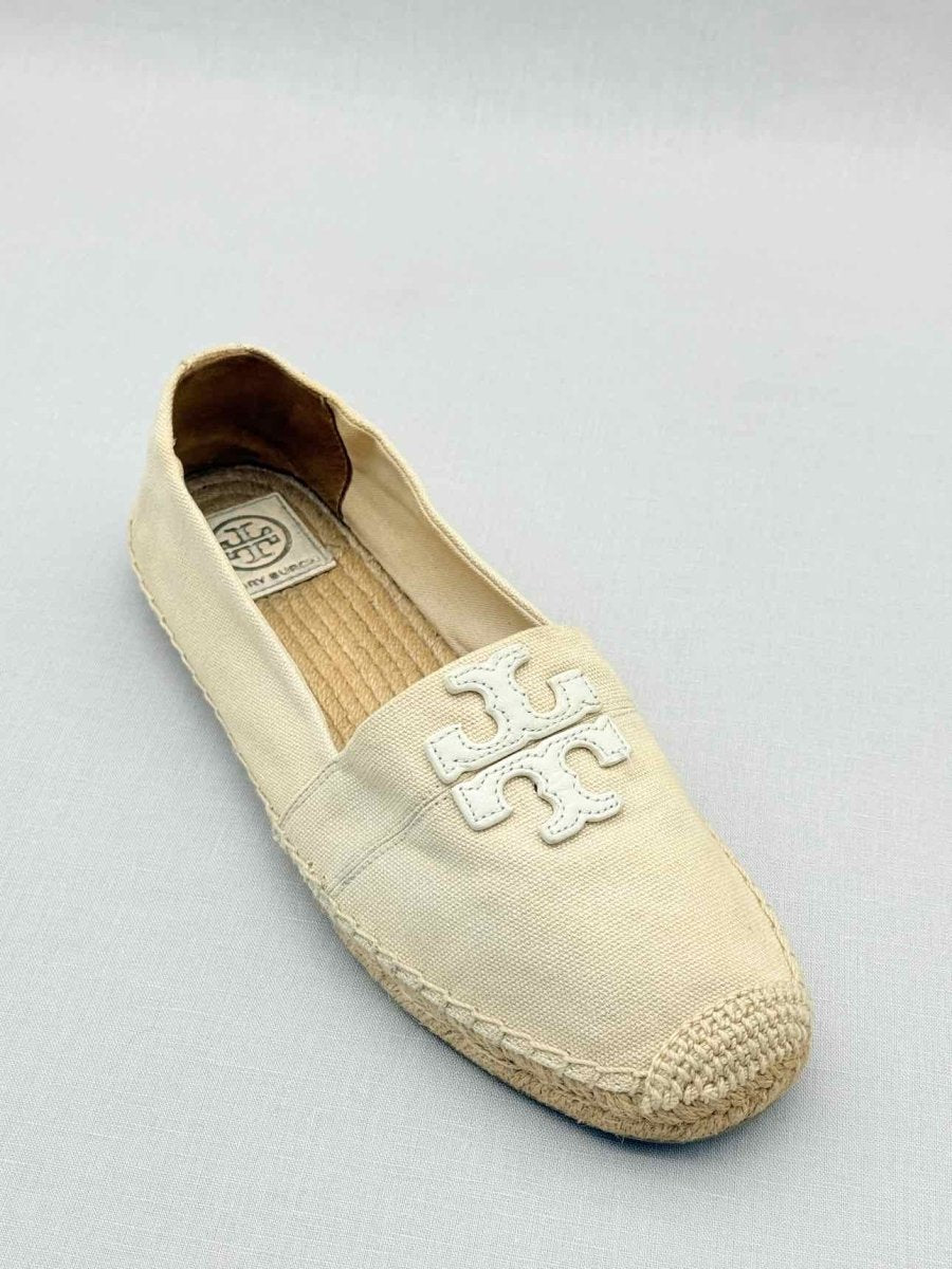 Pre - loved TORY BURCH Espadrille Cream Size EU 40 Flats at Reems Closet