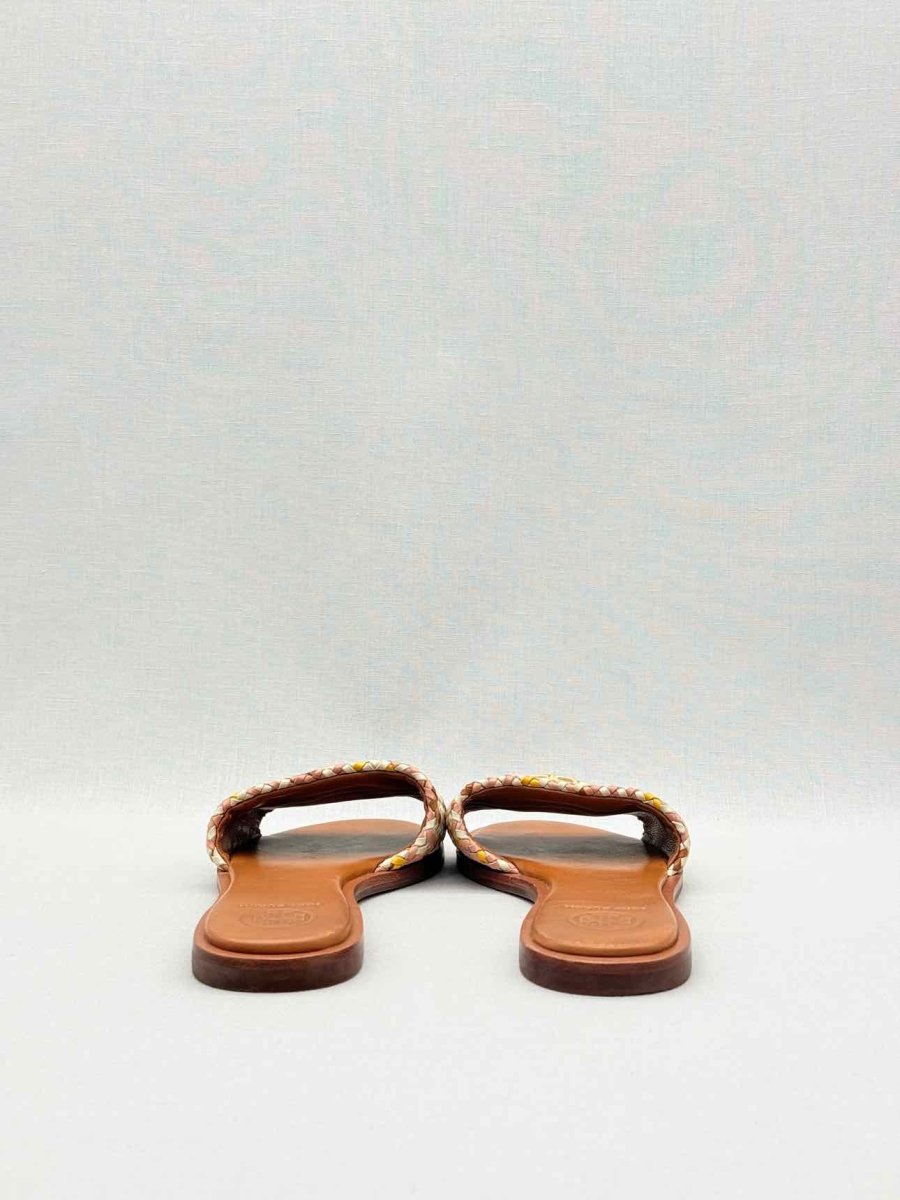 Pre-loved TORY BURCH Everly Pink Multicolor Size EU 36 Flat Shoes at Reems Closet
