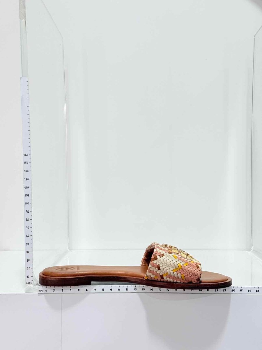 Pre-loved TORY BURCH Everly Pink Multicolor Size EU 36 Flat Shoes at Reems Closet