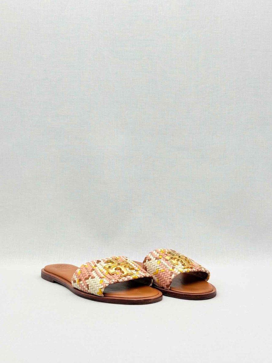 Pre-loved TORY BURCH Everly Pink Multicolor Size EU 36 Flat Shoes at Reems Closet