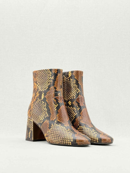 Pre - loved TORY BURCH Gigi Brown Size EU 36.5 Ankle Boots at Reems Closet