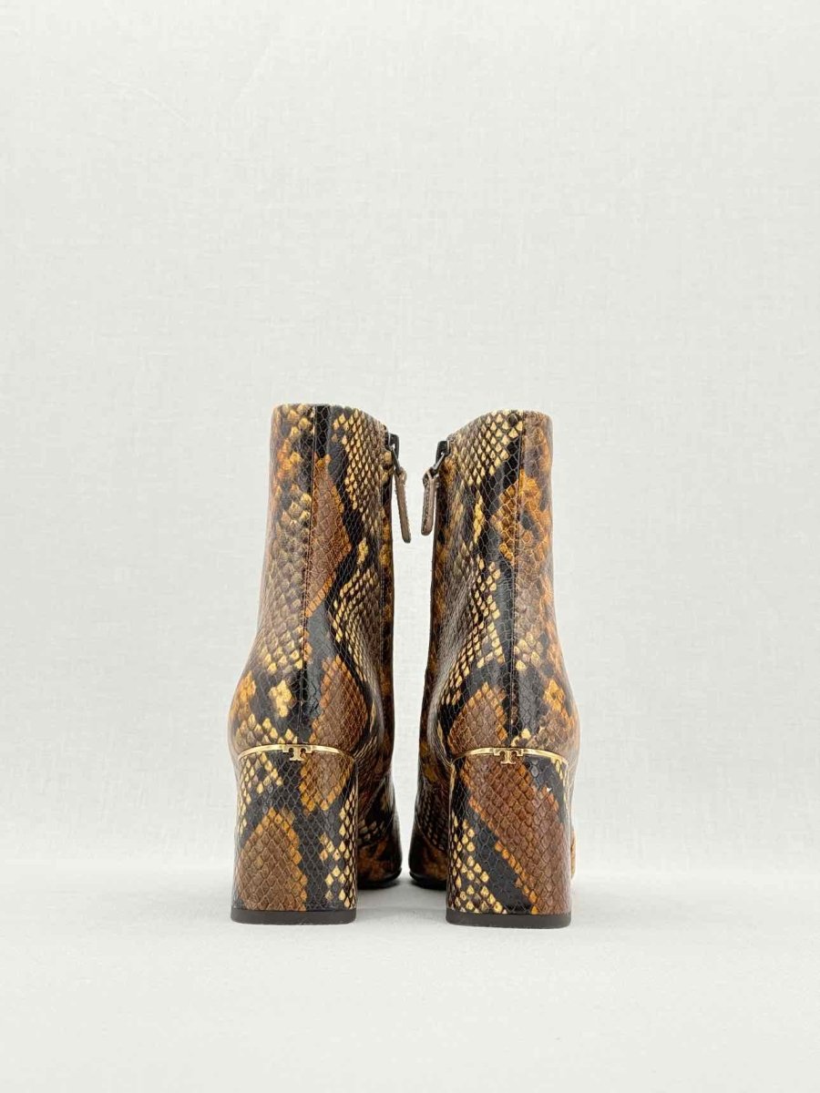 Pre - loved TORY BURCH Gigi Brown Size EU 36.5 Ankle Boots at Reems Closet