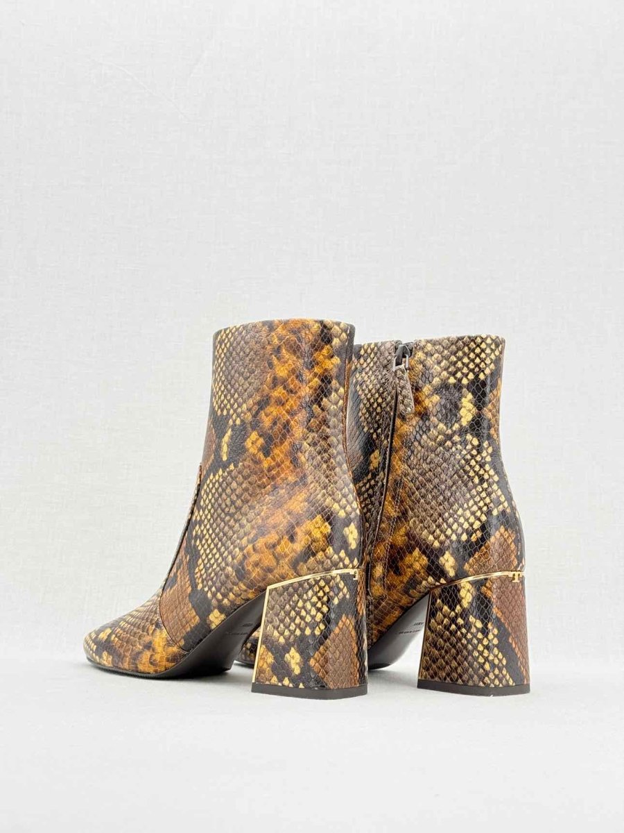 Pre - loved TORY BURCH Gigi Brown Size EU 36.5 Ankle Boots at Reems Closet