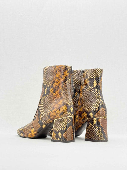 Pre - loved TORY BURCH Gigi Brown Size EU 36.5 Ankle Boots at Reems Closet