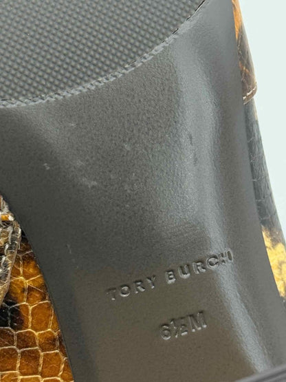 Pre - loved TORY BURCH Gigi Brown Size EU 36.5 Ankle Boots at Reems Closet