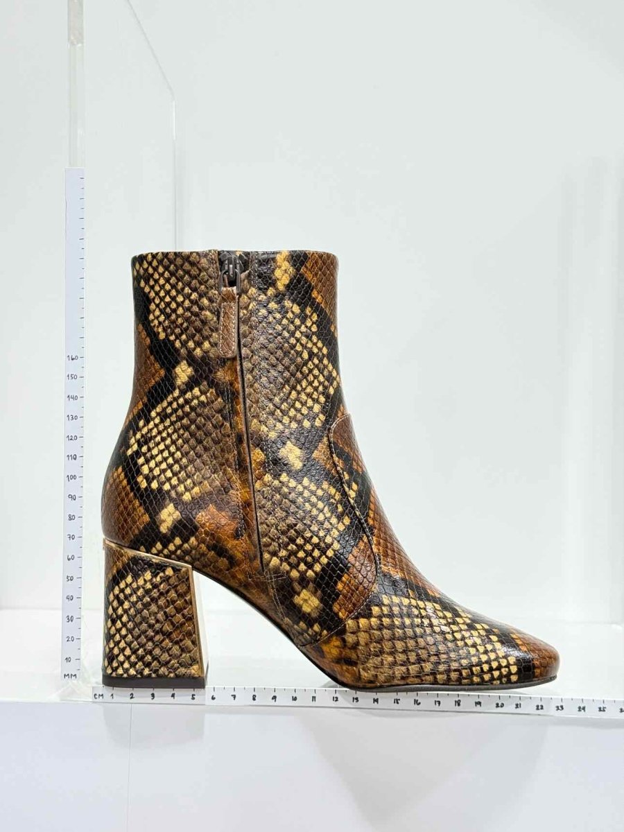 Pre - loved TORY BURCH Gigi Brown Size EU 36.5 Ankle Boots at Reems Closet