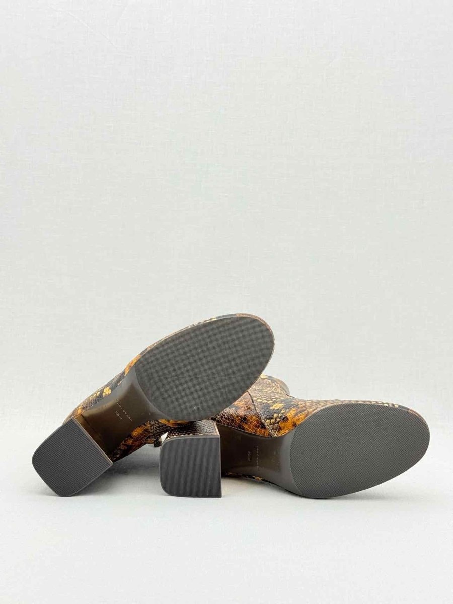 Pre - loved TORY BURCH Gigi Brown Size EU 36.5 Ankle Boots at Reems Closet