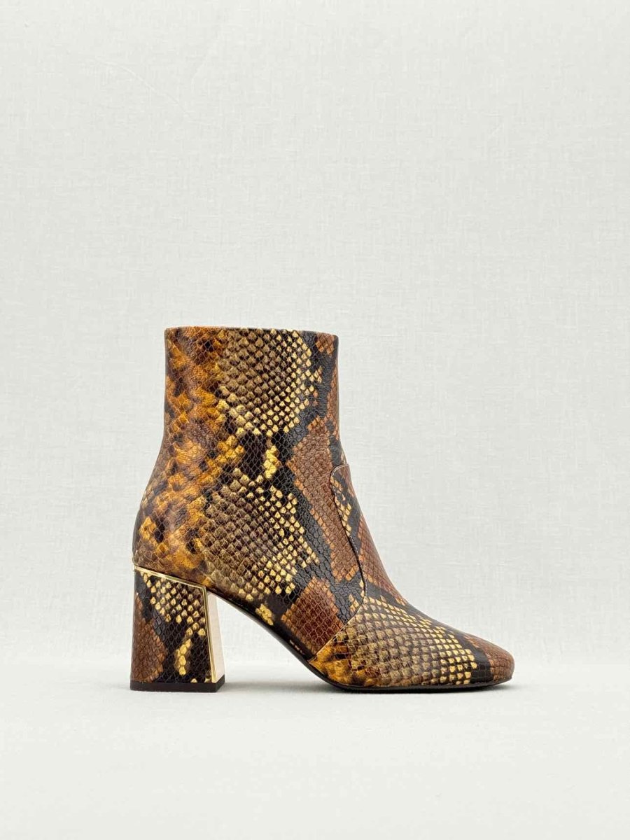 Pre - loved TORY BURCH Gigi Brown Size EU 36.5 Ankle Boots at Reems Closet