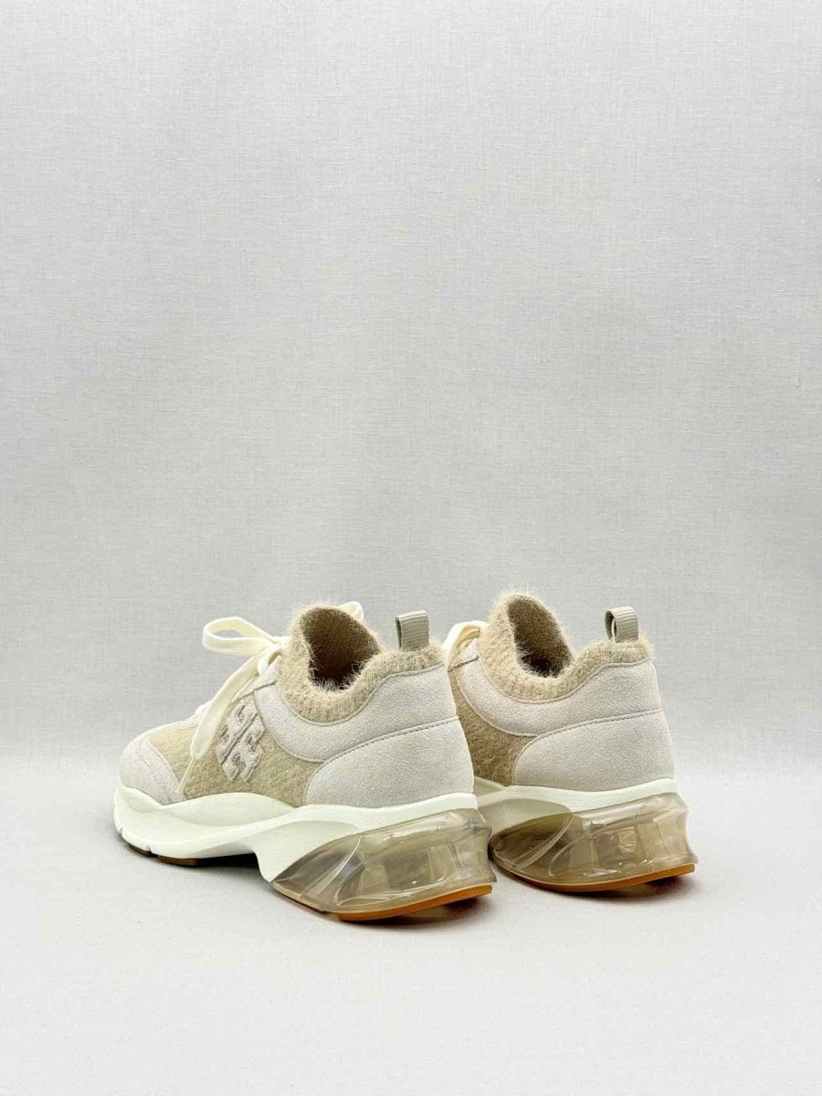 Pre-loved TORY BURCH Good Luck Beige Size EU 40 Sneakers at Reems Closet