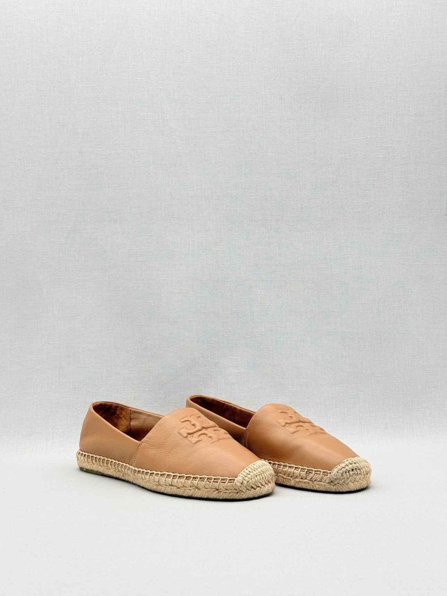 Pre-loved TORY BURCH Ines Espadrille Tan Size EU 36 Flat Shoes at Reems Closet
