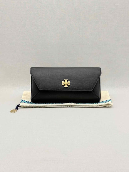 Pre-loved TORY BURCH Kira Black Clutch at Reems Closet
