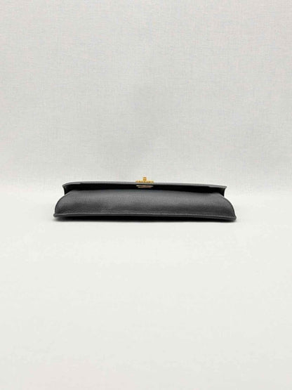 Pre-loved TORY BURCH Kira Black Clutch at Reems Closet