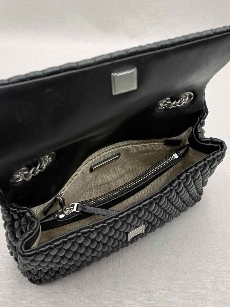 Pre - loved TORY BURCH Kira Black Shoulder Bag at Reems Closet