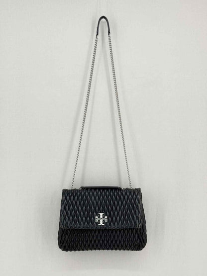 Pre - loved TORY BURCH Kira Black Shoulder Bag at Reems Closet