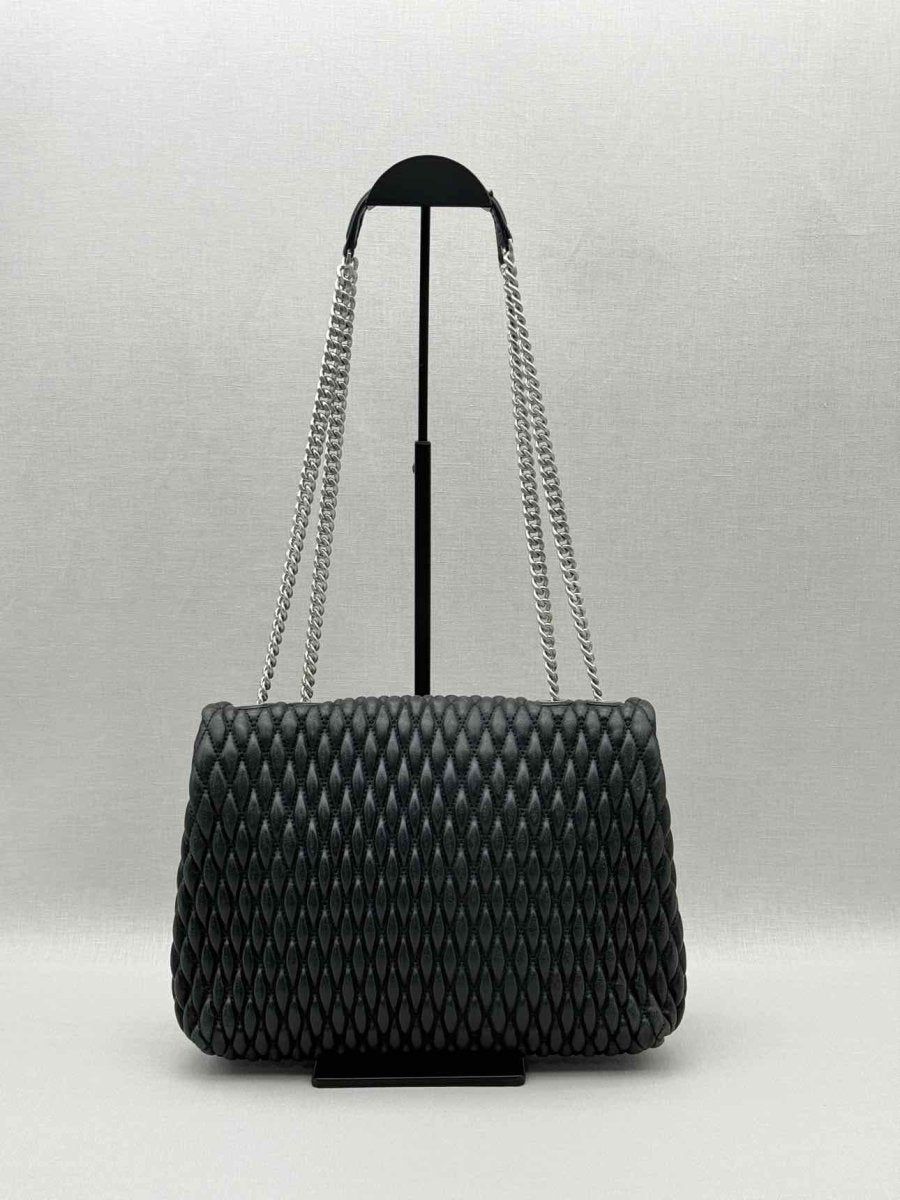 Pre - loved TORY BURCH Kira Black Shoulder Bag at Reems Closet
