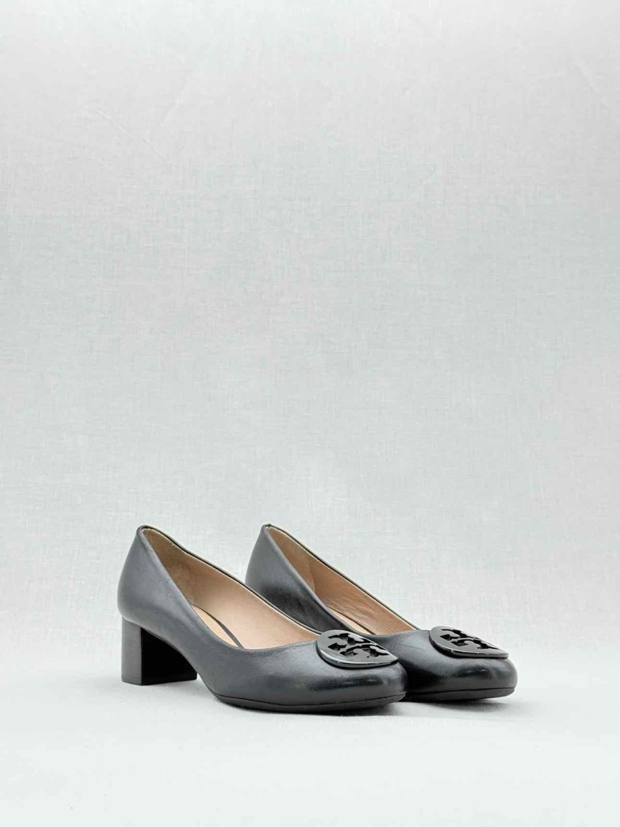 Pre - loved TORY BURCH Logo Black Size EU 37 Pumps at Reems Closet