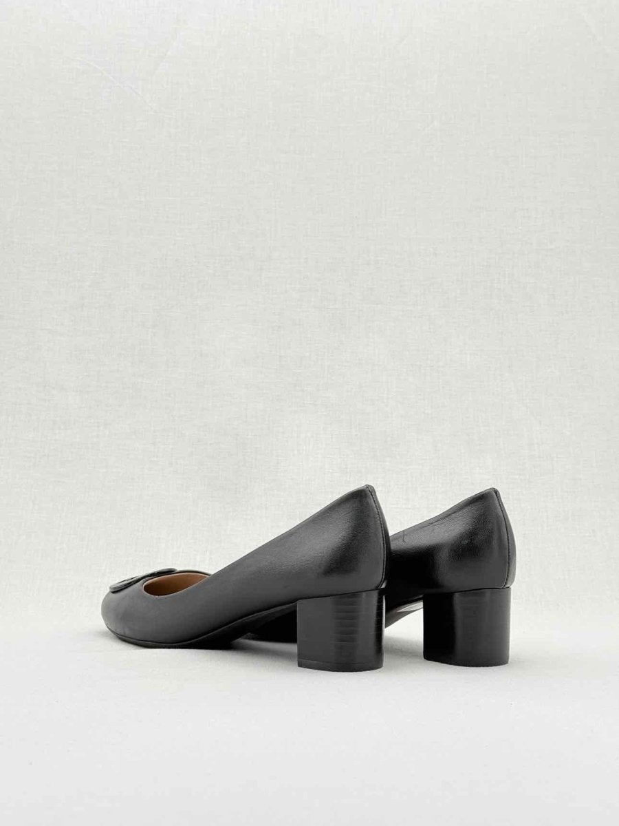 Pre - loved TORY BURCH Logo Black Size EU 37 Pumps at Reems Closet
