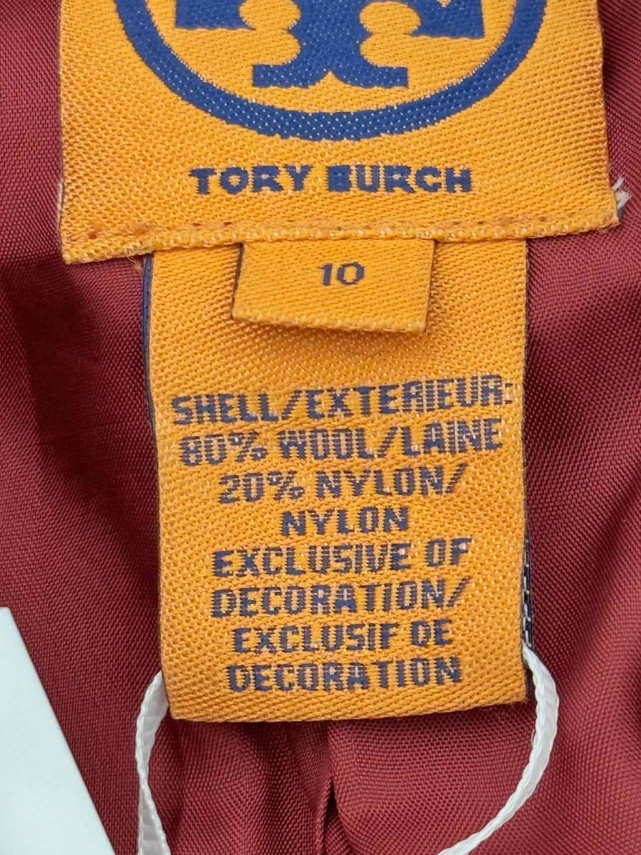 Pre - loved TORY BURCH Pea Red Size US 10 Coat at Reems Closet