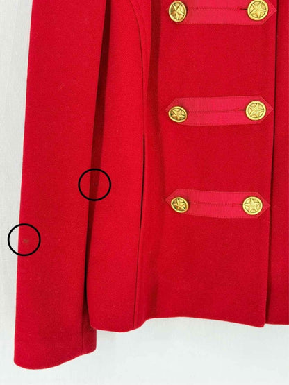 Pre - loved TORY BURCH Pea Red Size US 10 Coat at Reems Closet
