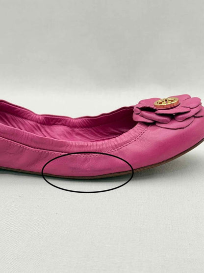 Pre-loved TORY BURCH Pink Size EU 39 Ballet Flats at Reems Closet