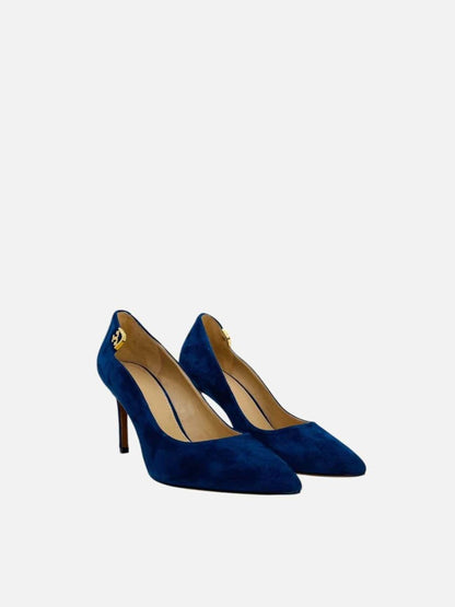 Pre - loved TORY BURCH Pointed Toe Royal Blue Pumps 36 at Reems Closet