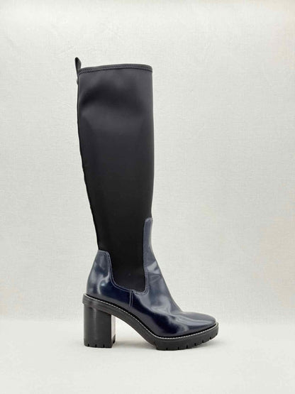 Pre - loved TORY BURCH Preston Navy Size EU 38 Knee High Boots at Reems Closet