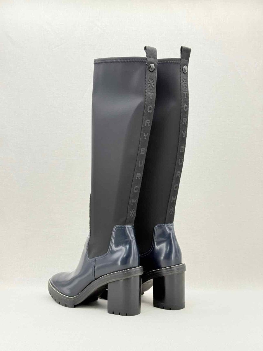 Pre - loved TORY BURCH Preston Navy Size EU 38 Knee High Boots at Reems Closet