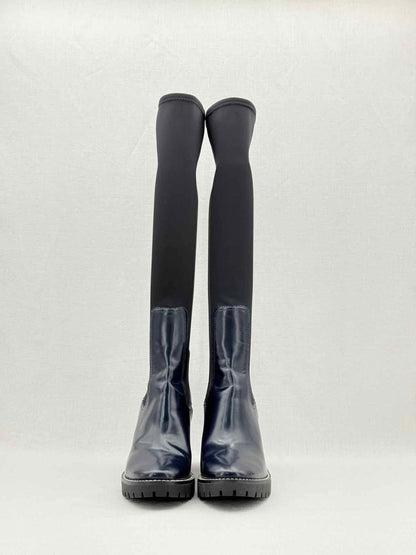 Pre - loved TORY BURCH Preston Navy Size EU 38 Knee High Boots at Reems Closet