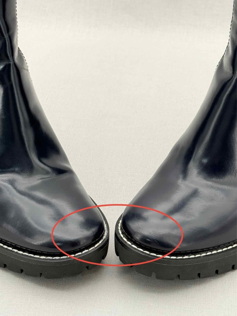 Pre - loved TORY BURCH Preston Navy Size EU 38 Knee High Boots at Reems Closet