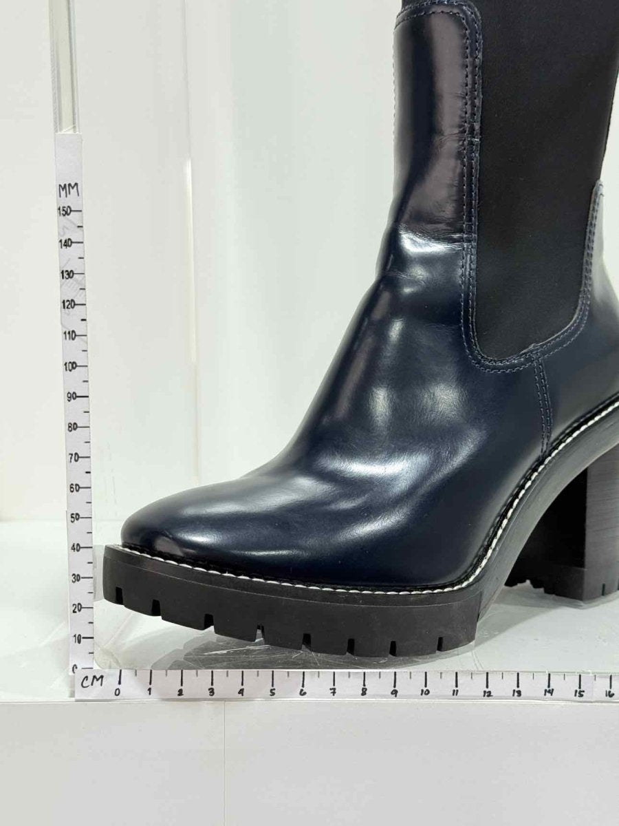 Pre - loved TORY BURCH Preston Navy Size EU 38 Knee High Boots at Reems Closet