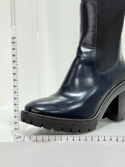 Pre - loved TORY BURCH Preston Navy Size EU 38 Knee High Boots at Reems Closet