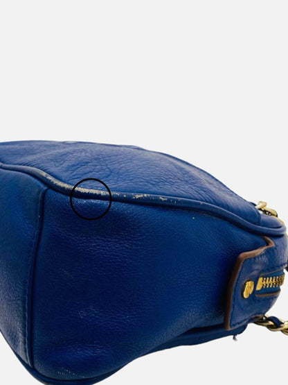 Pre - loved TORY BURCH Thea Blue Crossbody at Reems Closet